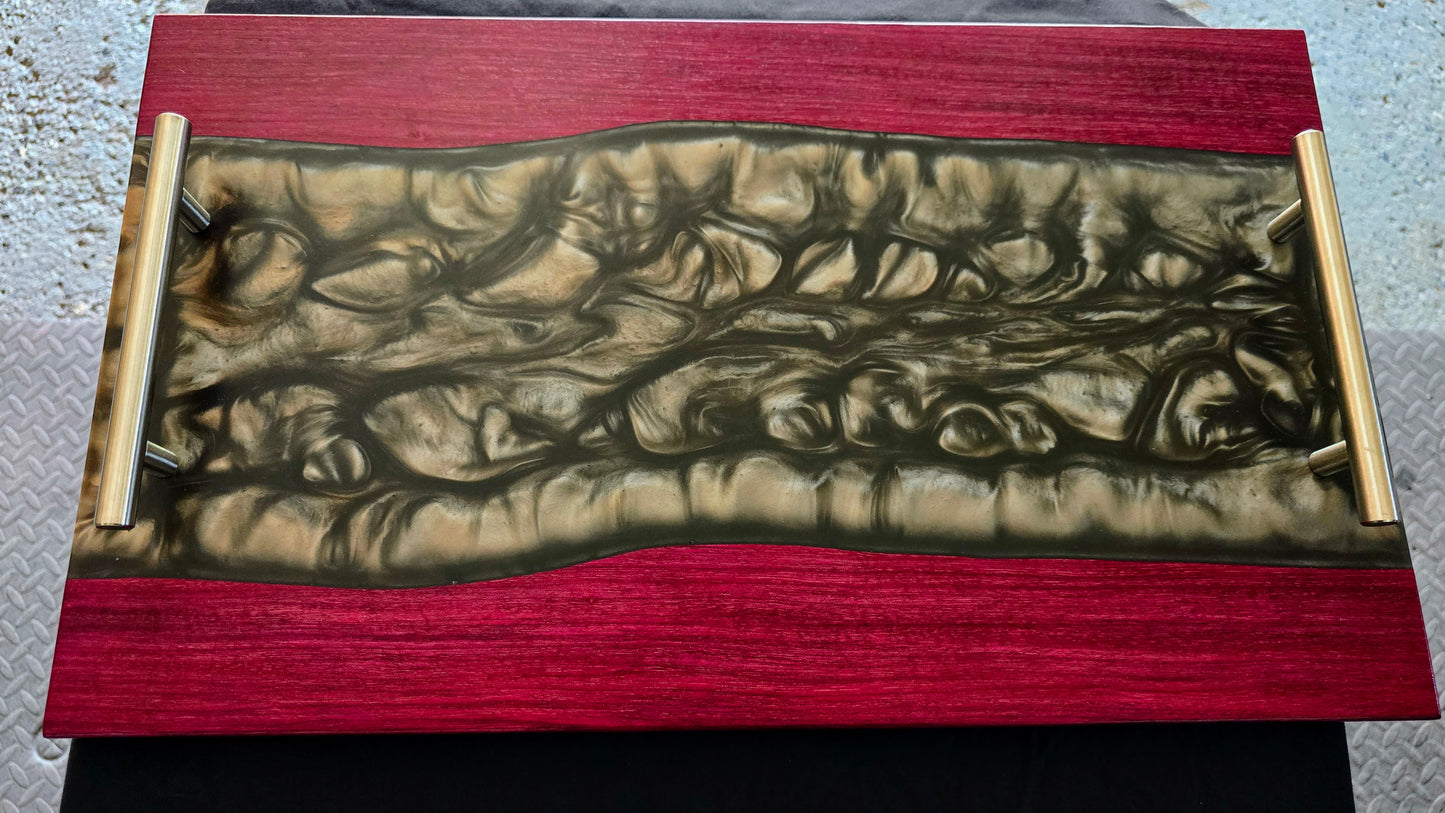 Purple Heart Serving Tray