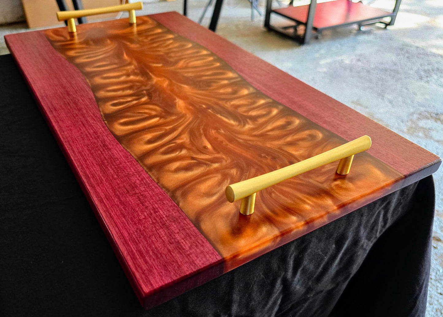 Purple Heart Serving Tray