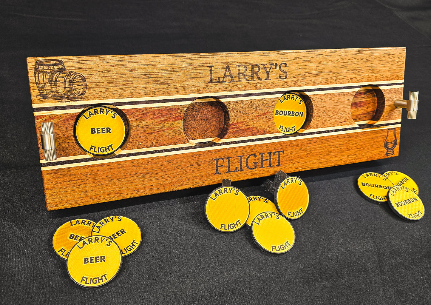 Custom Beverage Flight Trays for Craft Beer & Spirits