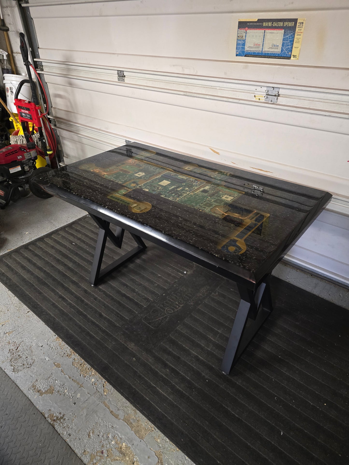 Forged Carbon Fiber Computer Desk