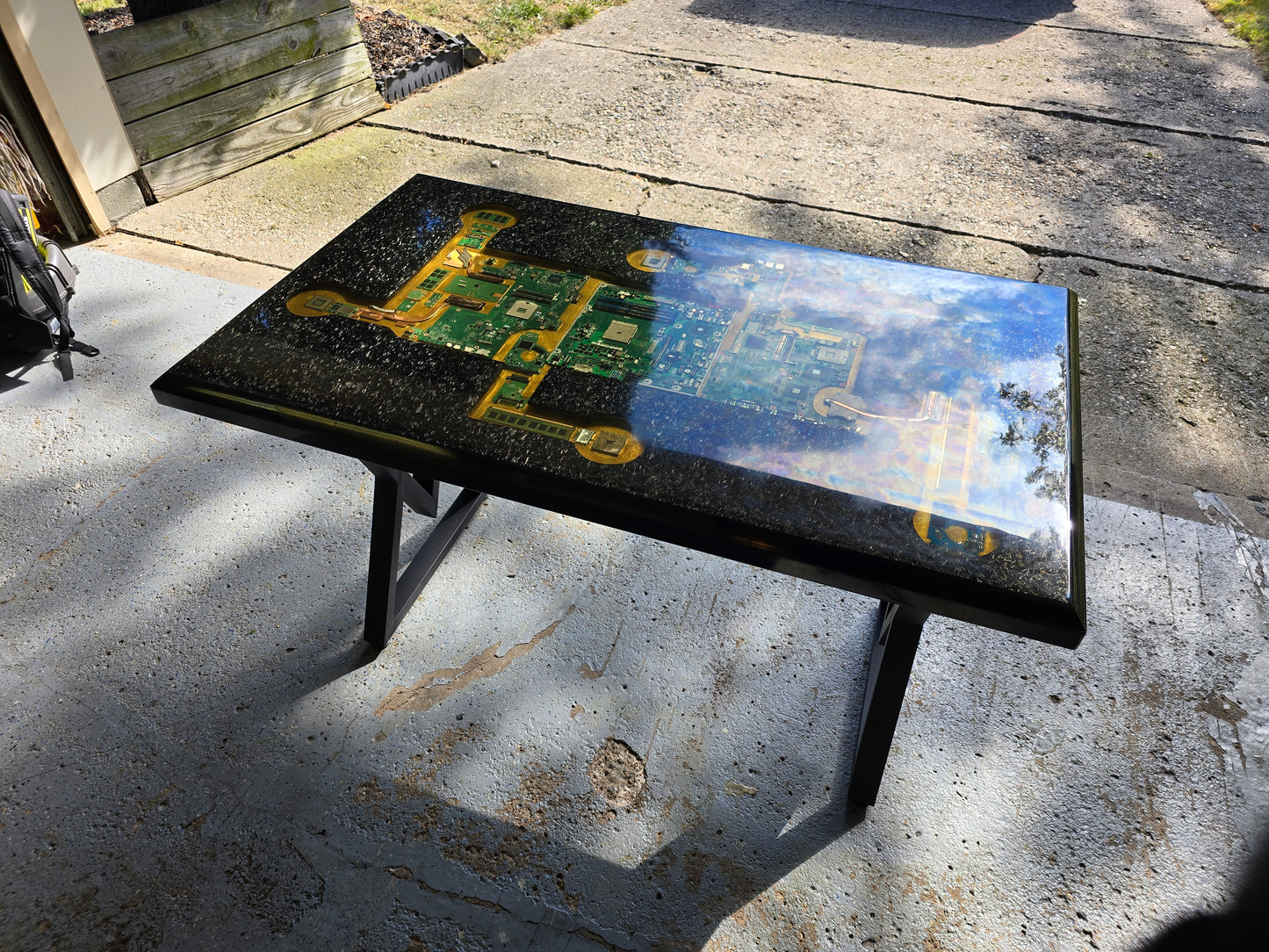 Forged Carbon Fiber Computer Desk