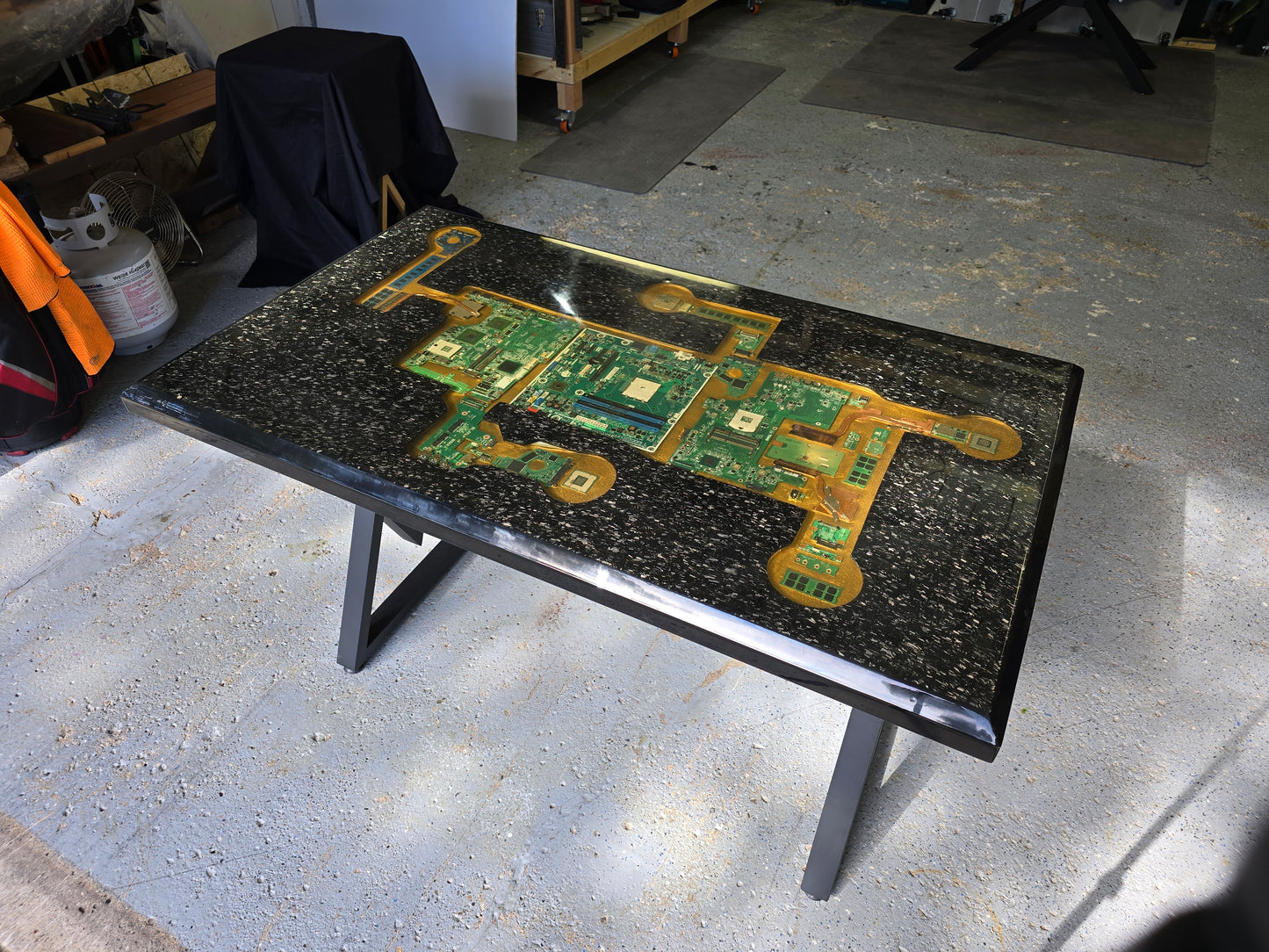 Forged Carbon Fiber Computer Desk