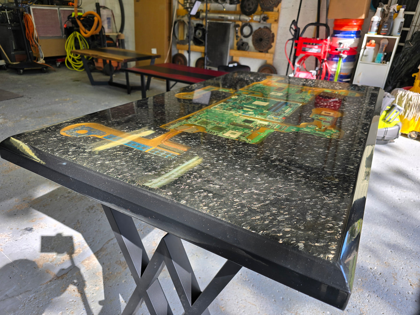 Forged Carbon Fiber Computer Desk