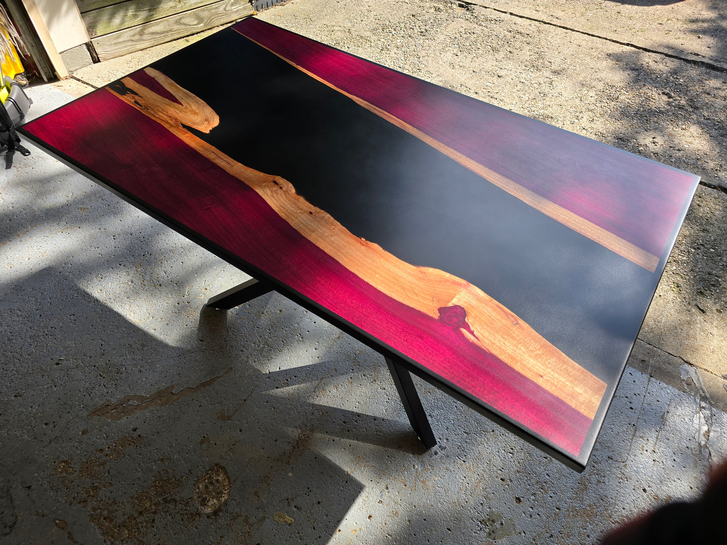 Purple Heart Dining Table