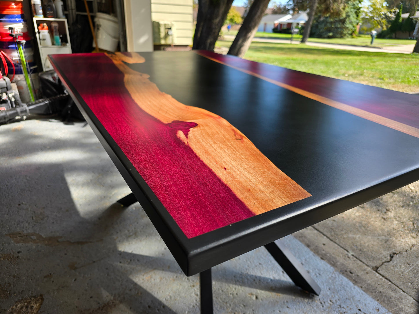 Purple Heart Dining Table