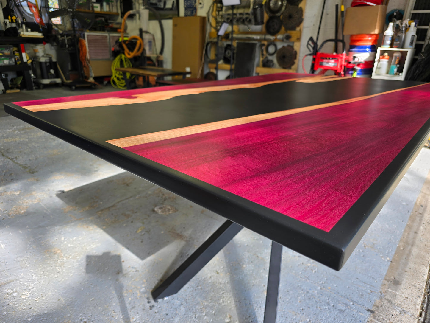 Purple Heart Dining Table