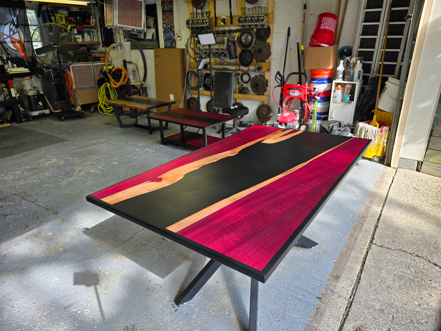 Purple Heart Dining Table