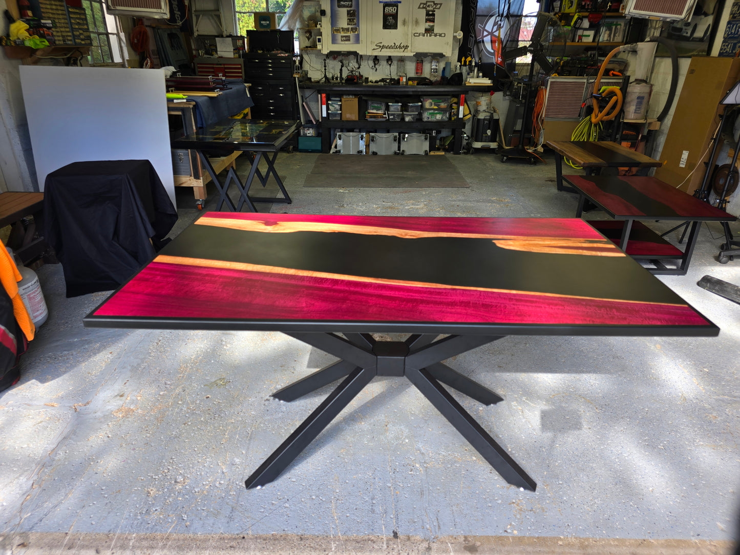 Purple Heart Dining Table