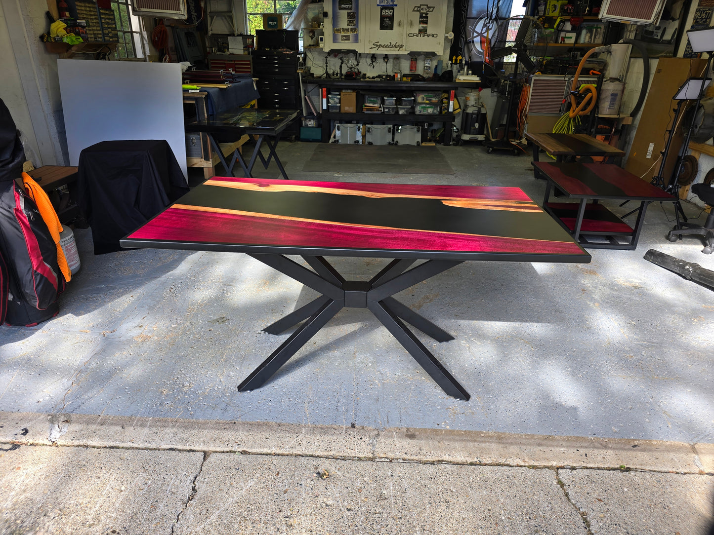 Purple Heart Dining Table