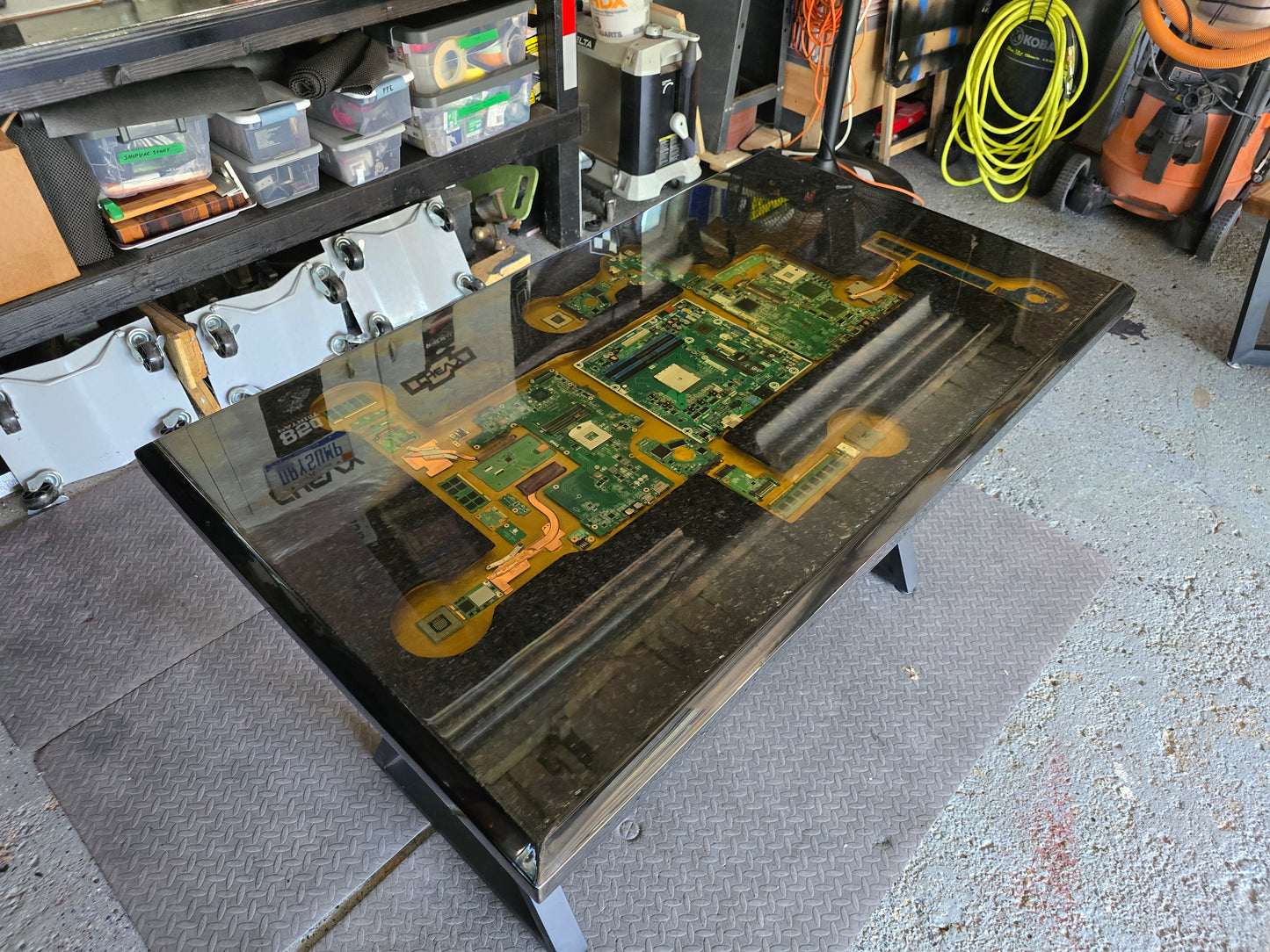 Forged Carbon Fiber Computer Desk
