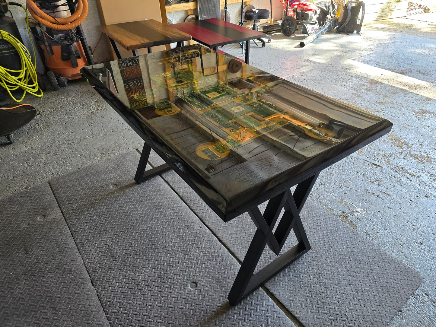 Forged Carbon Fiber Computer Desk