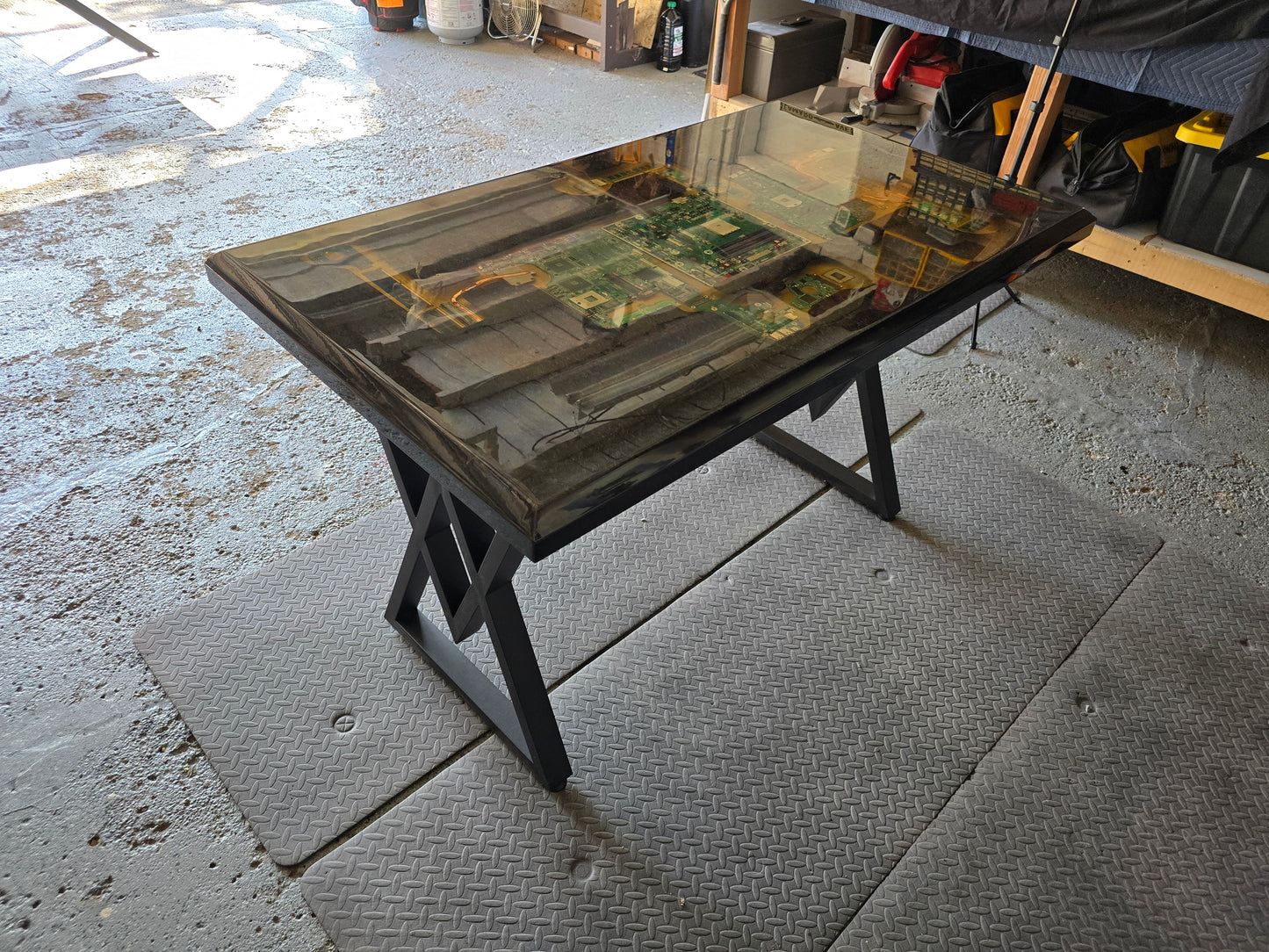 Forged Carbon Fiber Computer Desk