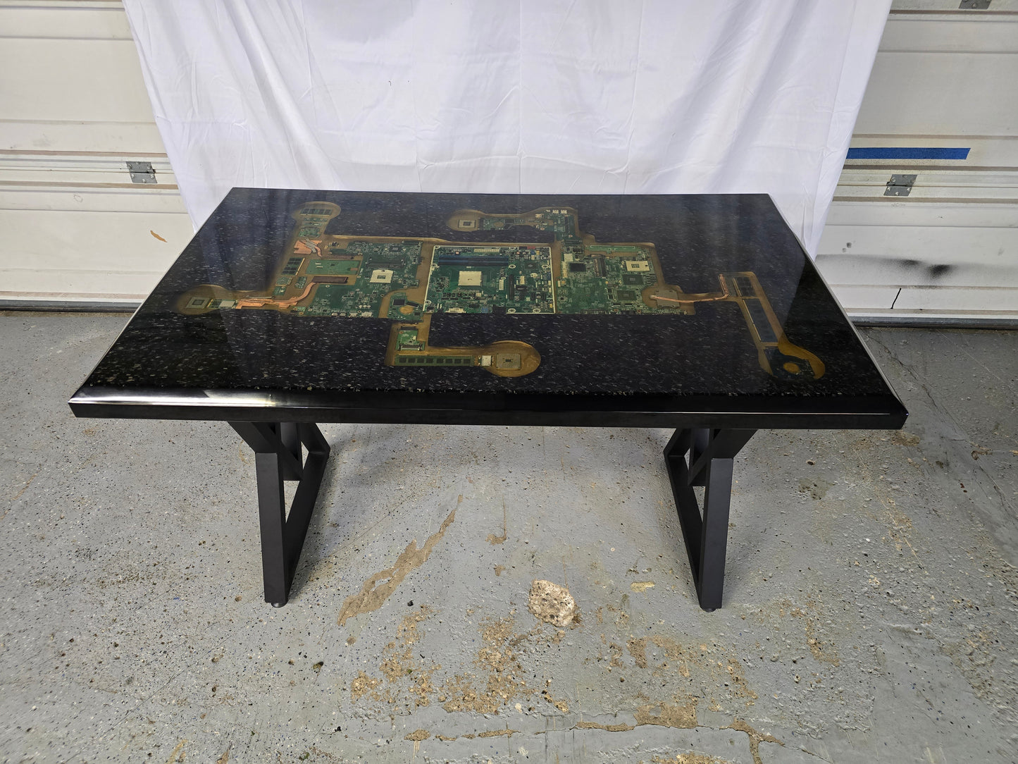 Forged Carbon Fiber Computer Desk