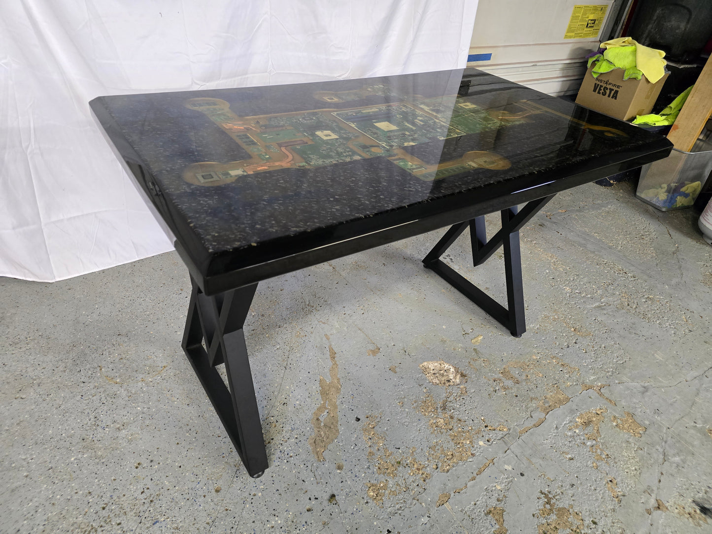 Forged Carbon Fiber Computer Desk