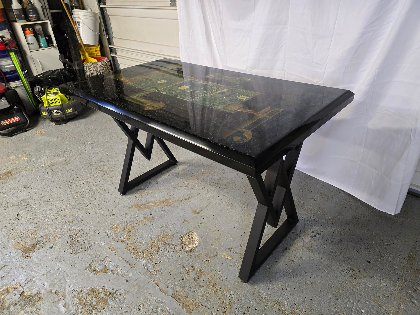 Forged Carbon Fiber Computer Desk