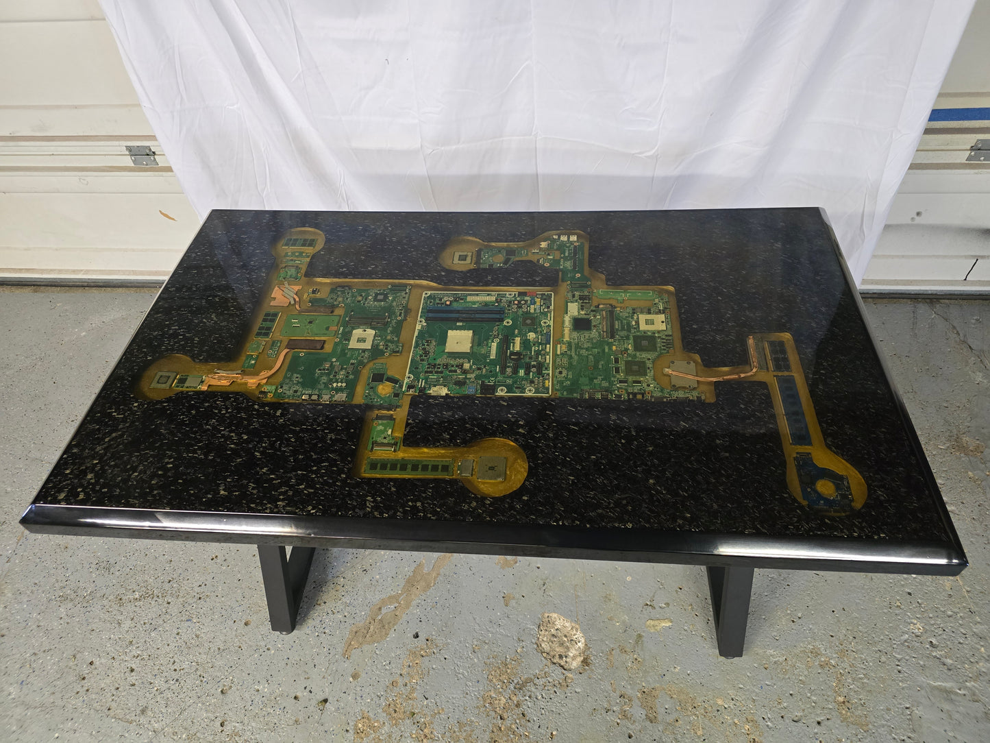 Forged Carbon Fiber Computer Desk