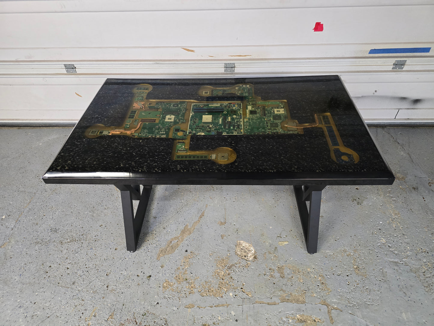 Forged Carbon Fiber Computer Desk