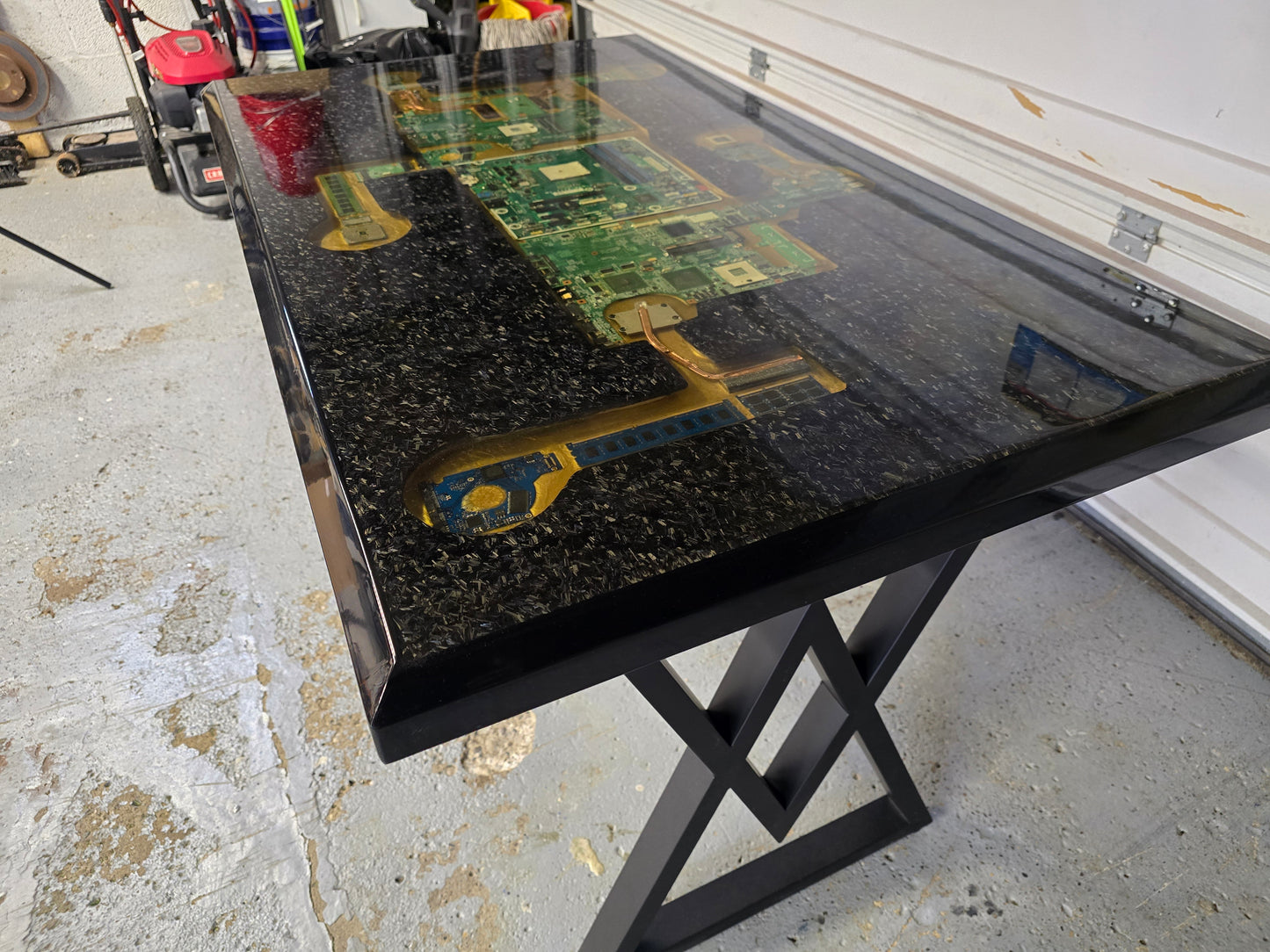 Forged Carbon Fiber Computer Desk