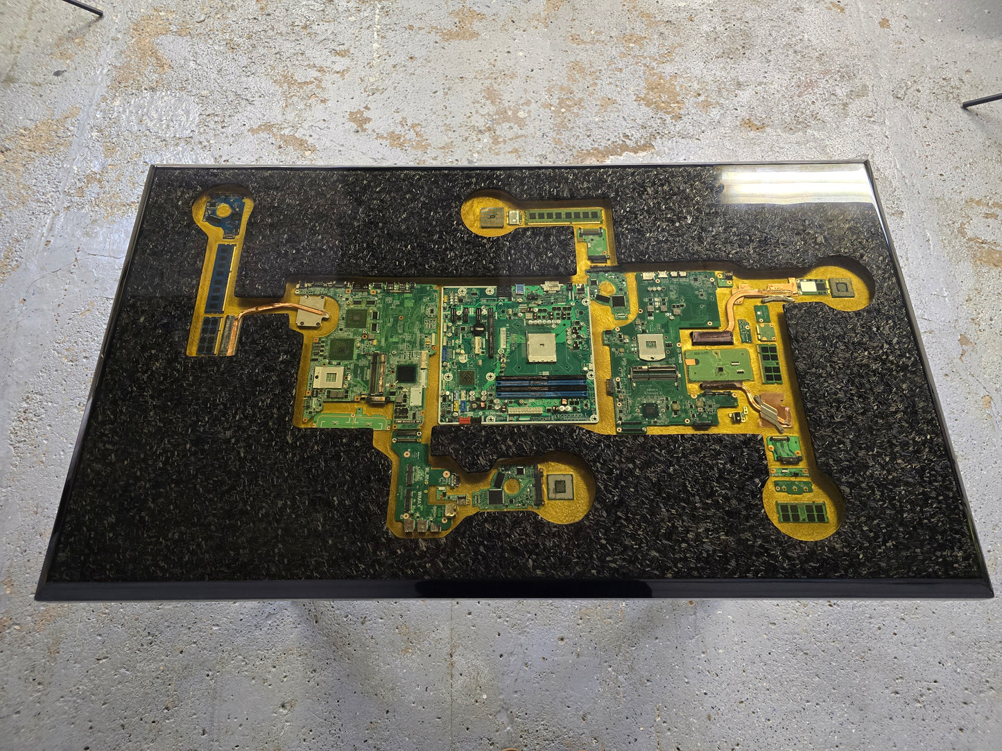 Forged Carbon Fiber Computer Desk