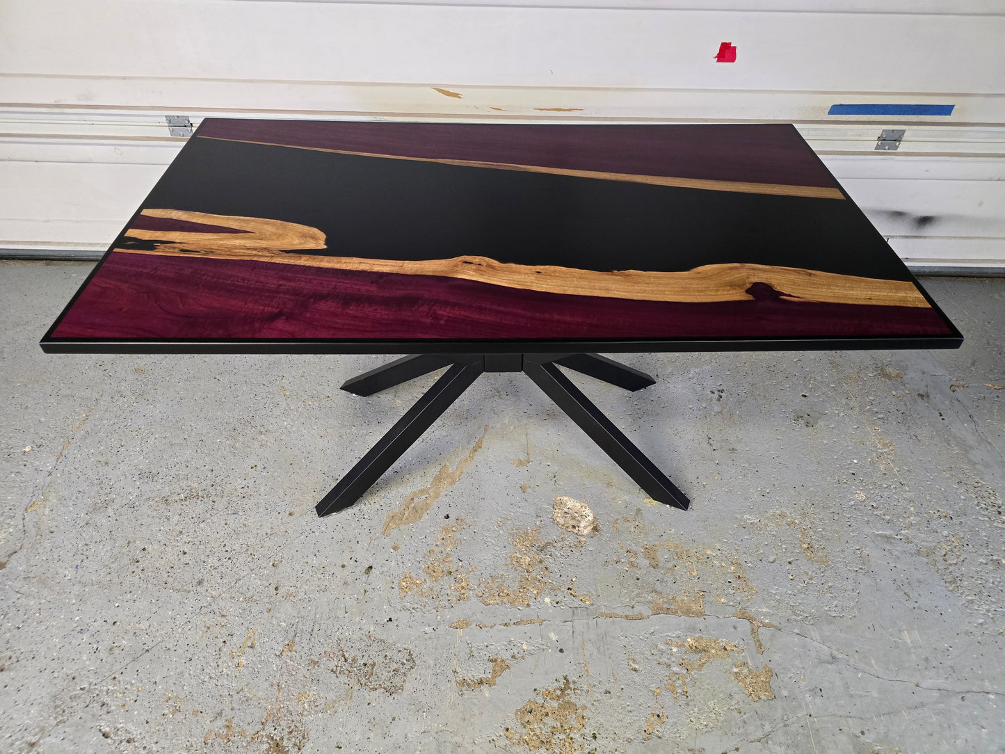 Purple Heart Dining Table