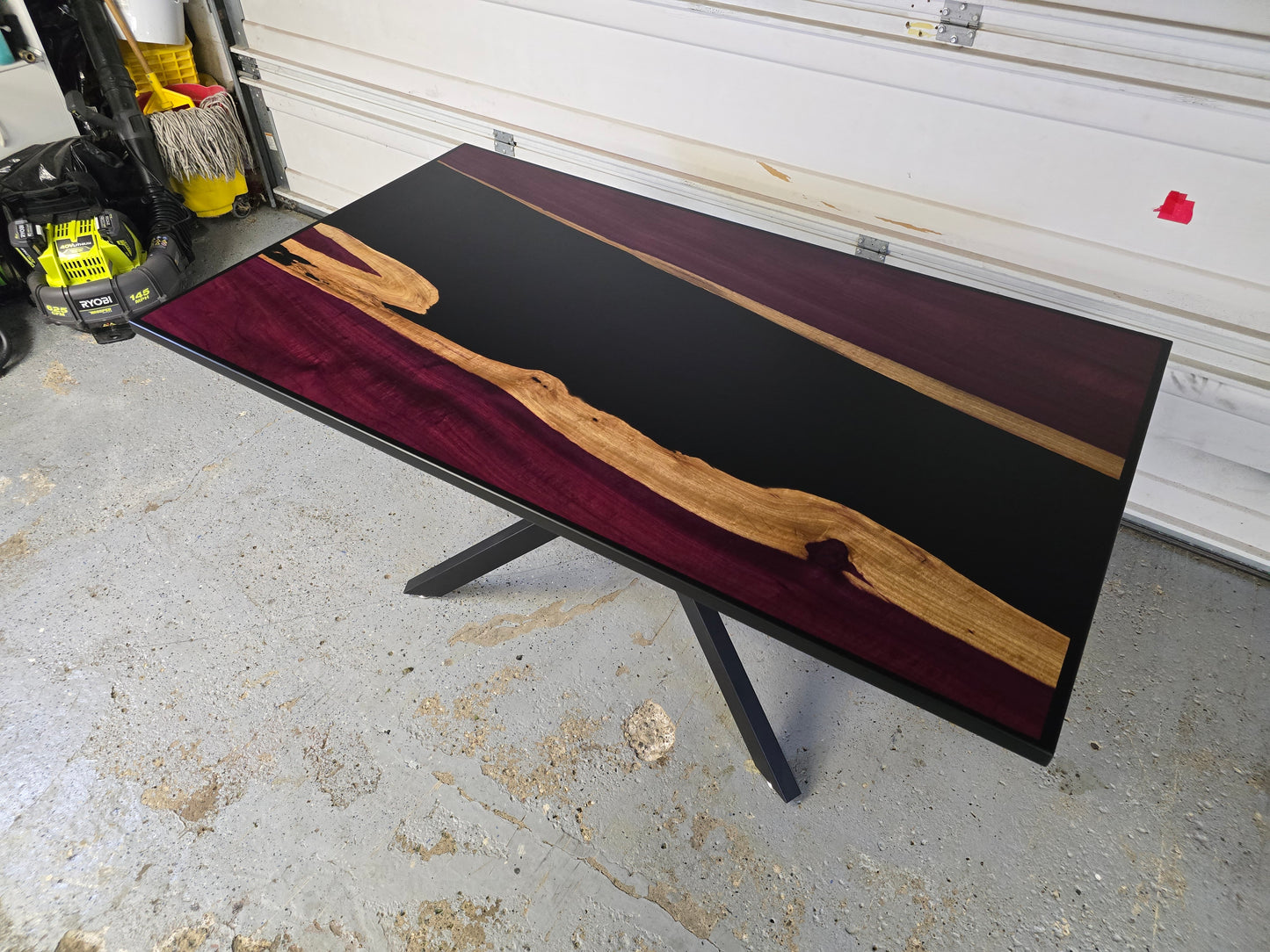 Purple Heart Dining Table