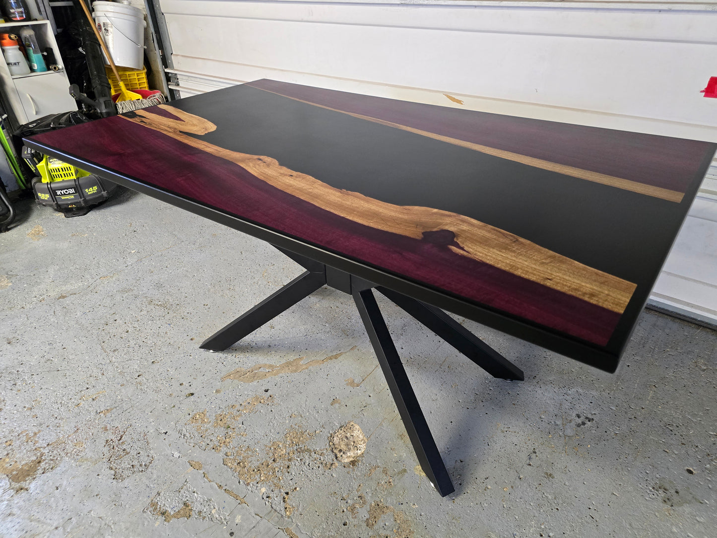 Purple Heart Dining Table