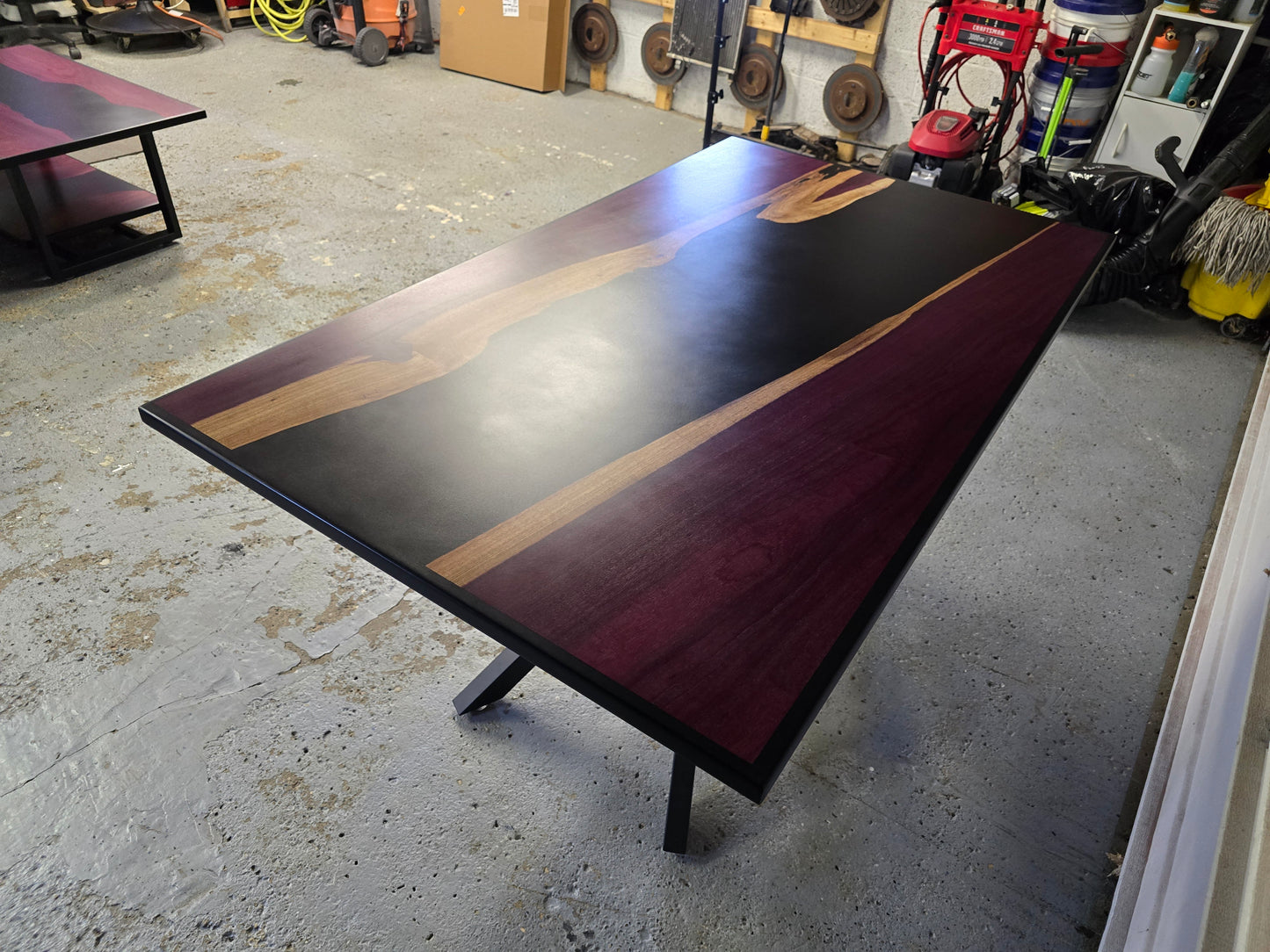 Purple Heart Dining Table