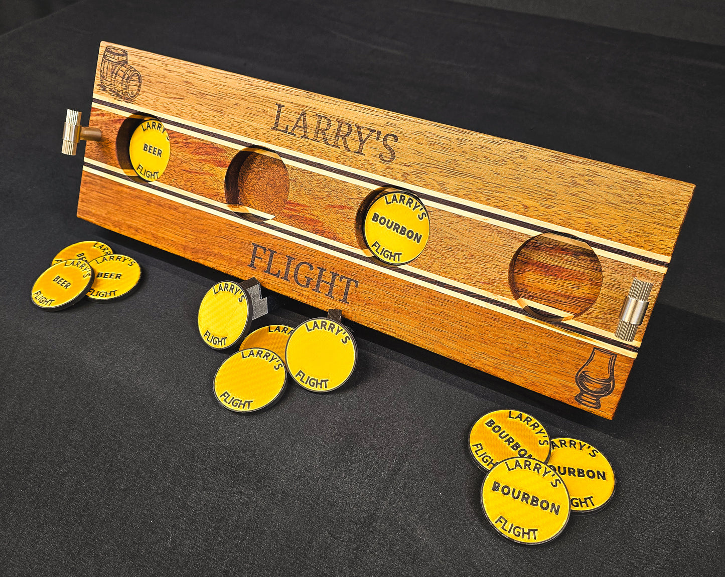 Custom Beverage Flight Trays for Craft Beer & Spirits